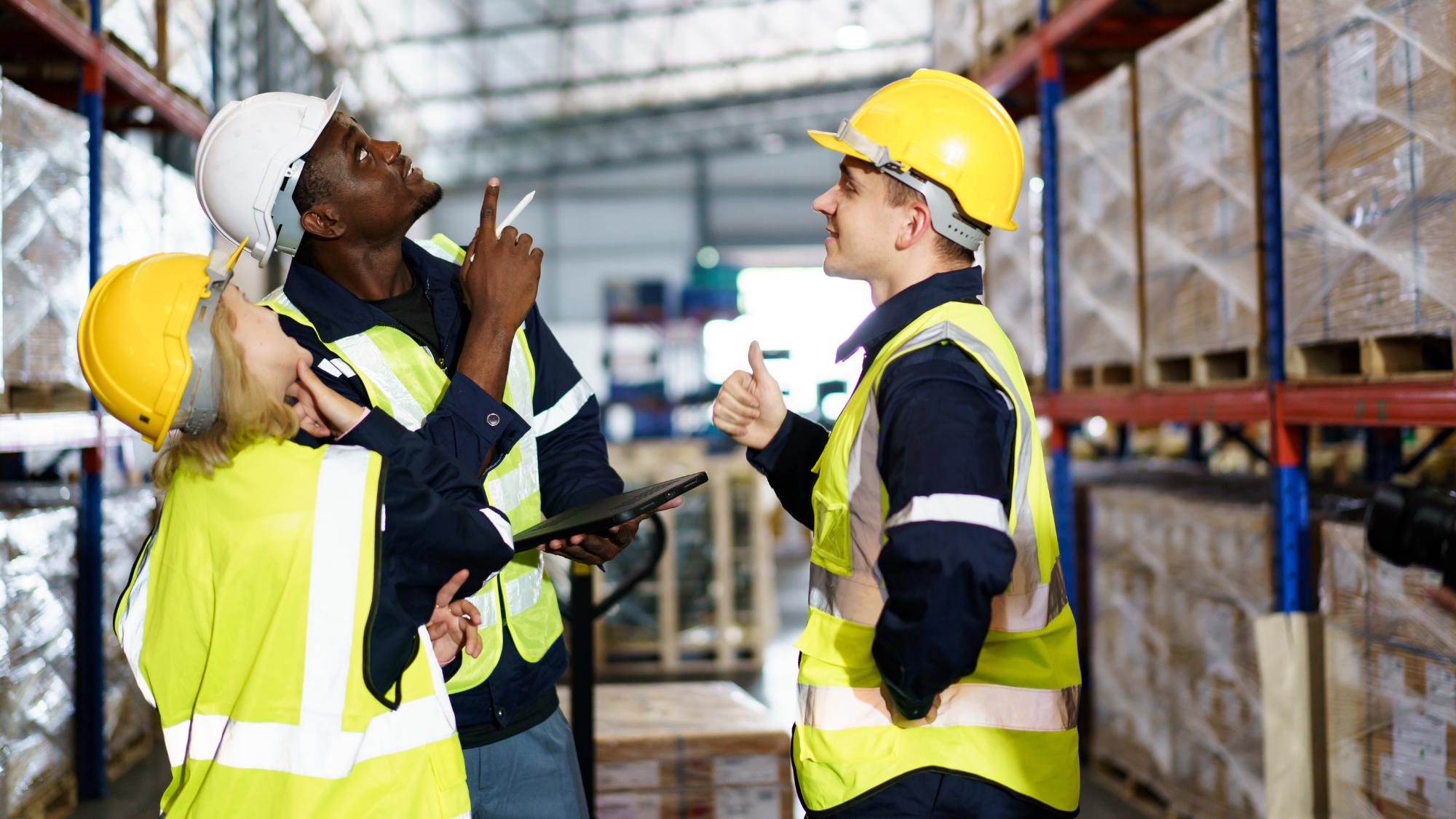 factory workers